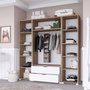Hanah Home Nisan 1600-024 Nogal claro y blanco
